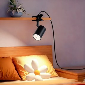 Immax NEO 08291L - Lampă cu clemă PUNTO 1xGU10/9W/230V neagră