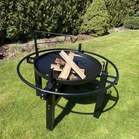 Vatră multifuncțională + grătar cu rotisor electric Avenberg KENTUCKY