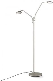 Lampadar LED dimabil stil modern Cobra satin chrome