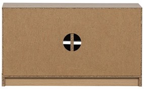 Comodă TV modulară cu aspect de lemn de stejar 77x44 cm Modulair – vtwonen