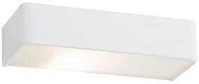 Aplica de perete moderna stil ambiental RODAN 20cm alba