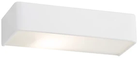 Aplica de perete moderna stil ambiental RODAN 20cm alba