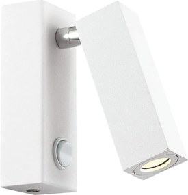 Ideal Lux - Aplica spot LED de perete PAGE, 3W, 230V, CRI 90, alb