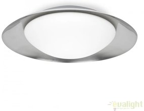 Plafoniera LED moderna SIDE 15W alb/nickel 62141