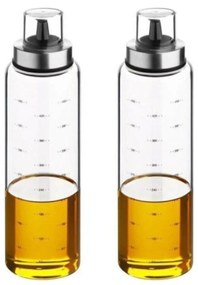 Set distribuitor de ulei PLTN57, 100% sticla, 2 bucati, 2x500 ml