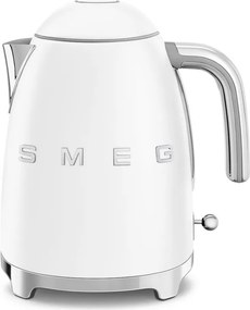 Cana electrica SMEG KLF03WHMEU, 2400 W, 1,7 l, Baza rotativa la 360°, Finisaj mat, Alb