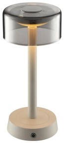 Brilliant RAZOR - lampă de masă LED tactilă, reglabilă, 2,5W/5V, 2700K, IP44, gri