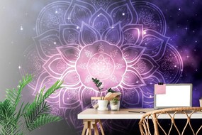 Tapet Mandala cu fundal de galaxie