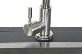 Set bucătărie de exterior din aluminiu și lemn compozit, 236 x 50 x 91 cm, „Isla Outdoor Kitchen Set"