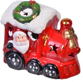 Candela ceramica trenulet 11 cm x 9 cm