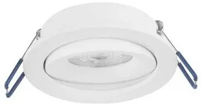 Spot incastrabil orientabil pentru tavan fals / plafon REDO alb