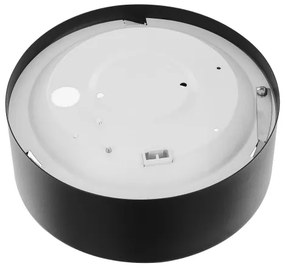 Plafonieră de exterior cu senzor CLEO 1xE27/40W/230V d. 20 cm neagră