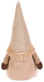 Decorațiune de Crăciun Spiriduș în picioare, înălțime 32 cm, bej/maro, 32 cm