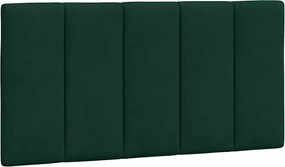 vidaXL Pernă tăblie de pat, Hanko, verde, 100 cm, catifea