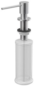 Dozator detergent Quadron Unique Lori finisaj inox periat