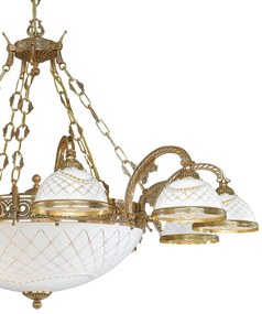 Candelabru din alama design italian 10+4L 7102