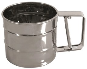Cana metalica cu sita pentru cernut faina, Aida