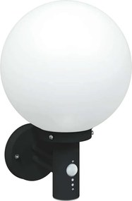 vidaXL Lumină de perete pentru exterior Negru 28 x 25 x 38 cm
