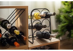 Suport pentru sticle de vin din metal număr sticle 6 – Compactor