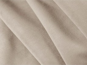 Pat matrimonial bej tapițat cu spațiu de depozitare cu somieră 160x200 cm Mount – Micadoni