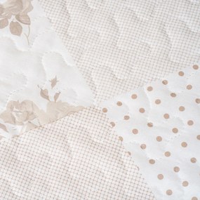 Cuvertură de pat 4Home Beige Patchwork, 220 x240 cm