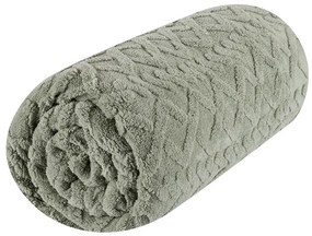Cearşaf elastic cu blăniţă INVERNO verde 90 x 200 cm