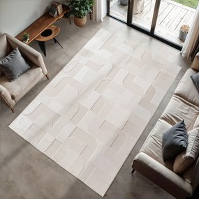 Covor tip traversă pentru interior și exterior crem 80x250 cm Doha 1651 Cream – Ayyildiz Carpets