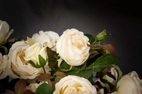 Aranjament floral mediu design LUX ENGLISH ROSES