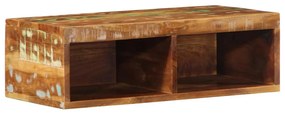 vidaXL Dulap TV montat pe perete 60x30x19 cm, lemn masiv reciclat