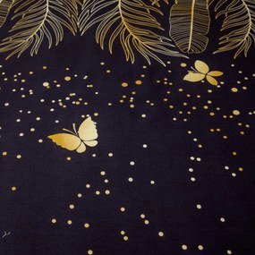 Cearsaf din microfibra VISATA negru 180x200 cm
