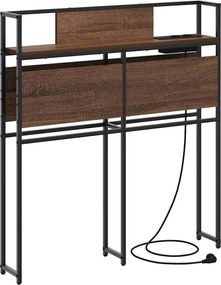 vidaXL Tăblie de depozitare cu raft Stejar brun 90 cm Lemn compozit