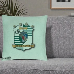 Perna Personalizata CSC Dumbravita Fotbal, 40x40 cm, Verde Menta, Husa Detasabila, Perna Inclusa, BEKZ®