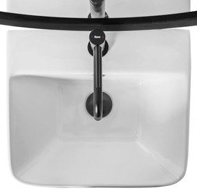 Lavoar Aris freestanding alb ceramica – H83 cm