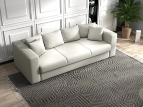 Canapea extensibilă dumonde cu ladă de depozitare si sezut confortabil din spuma high-density, Gloria Enjoy Beige 240x100 cm