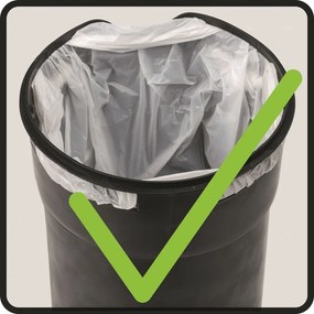 Coș de gunoi cu pedală din oțel 3 l Leman – Wenko