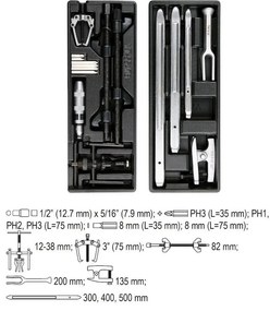 Dulap mobil pentru scule - 7 sertare