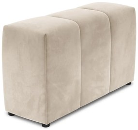 Spătar pentru canapea modulară bej cu tapițerie din catifea Rome Velvet - Cosmopolitan Design