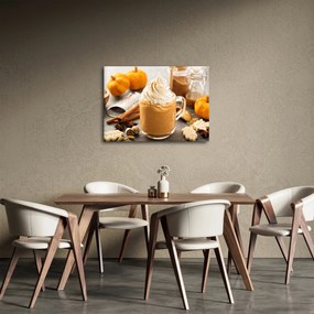 Tablou - Cafea cu lapte de dovleac (70x50 cm)