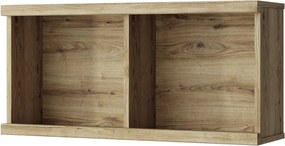 Raft DOORSET 80, stejar navarra, PAL laminat, 80x38x25 cm