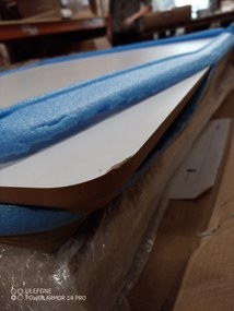 OFERTA Masa extensibila de sufragerie NARPES cu finisaj stejar lefkas 90(190)x80x75 cm II. calitate