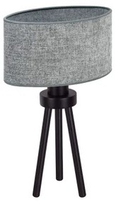 Lampă de masă Duolla OVAL 1xE27/15W/230V d. 30 cm gri