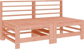 vidaXL Canapele de mijloc pentru grădină, 2 buc., lemn masiv douglas