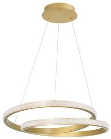 Lustra LED dimabila design elegant GRANIA auriu