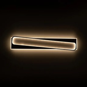 Brilagi - plafonieră LED dimabilă OUTLINE LED/90W/230V 18x100 cm alb/negru +telecomandă