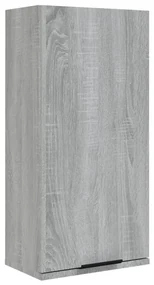 817061 vidaXL Dulap de baie montat pe perete, gri sonoma, 32x20x67 cm