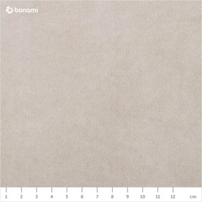 Pat matrimonial bej tapițat cu somieră 160x200 cm Tulsa – Ropez