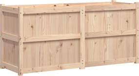 vidaXL Jardinieră de grădină, 150x50x70 cm, lemn masiv de pin