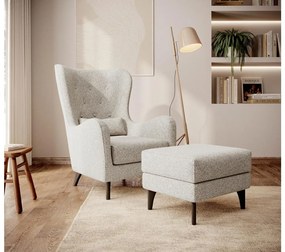 Taburete Calimero T  (crem + wenge). 1099302