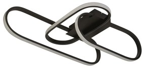 Lustra suspendata LED design modern Clip negru