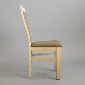 Scaun de dining ZOE stejar/maro